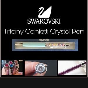 Swarovski Crystal Ballpoint Pen with Confetti NIB